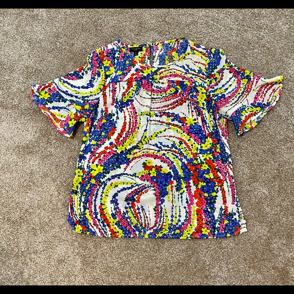Talbot’s Colorful Floral Top - Picture 2 of 5